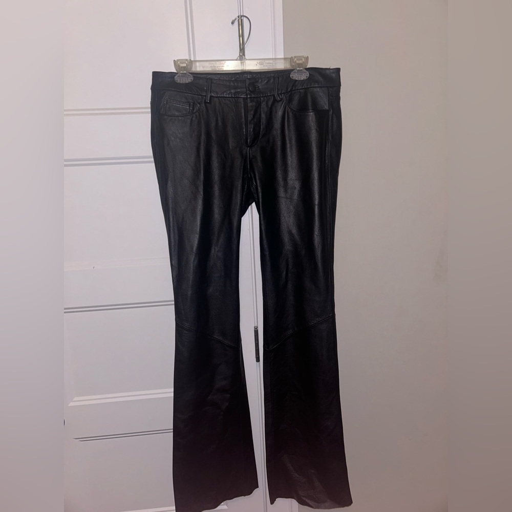 PAIGE Sunset Leather Pants